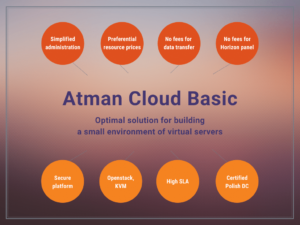 Main features of the Atman Cloud Basic service